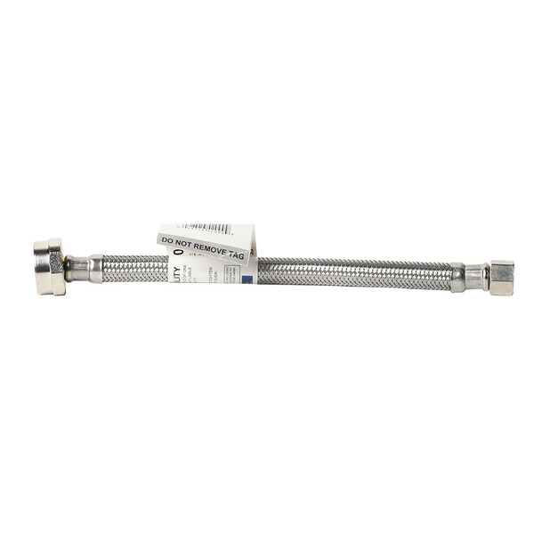 Thrifco Plumbing 3/8 Inch Comp x 7/8 Inch Ballcock x 20 Inch Long Stainless Steel Toilet Riser 4401471 - main